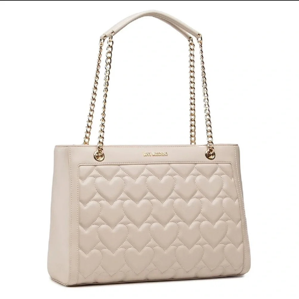Love Moschino Beige Shoulder Bag - Picture 1 of 10